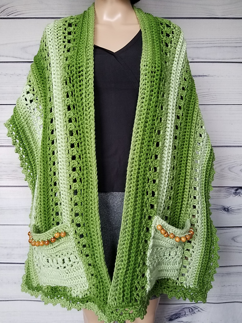 Stark Difference Pocket Shawl