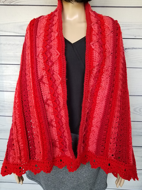 Band of Diamonds Shawl