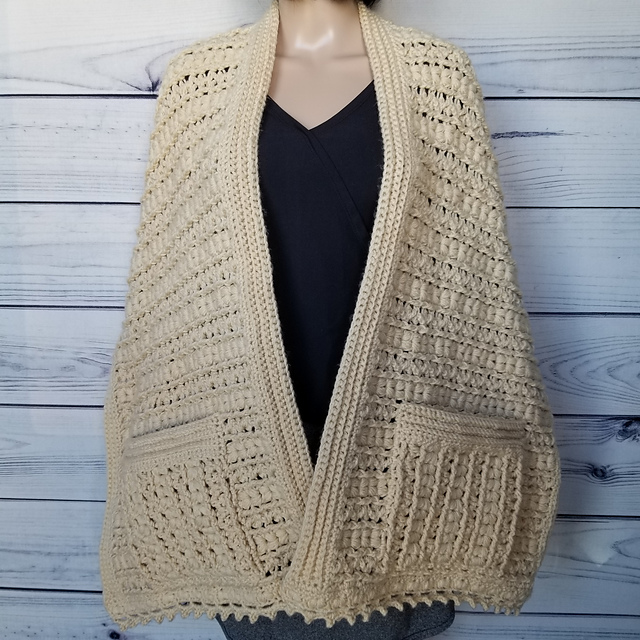 Brenda Harvest Pocket Shawl