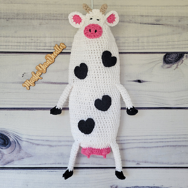 Emi-Moo Cow Plastic Bag Holder