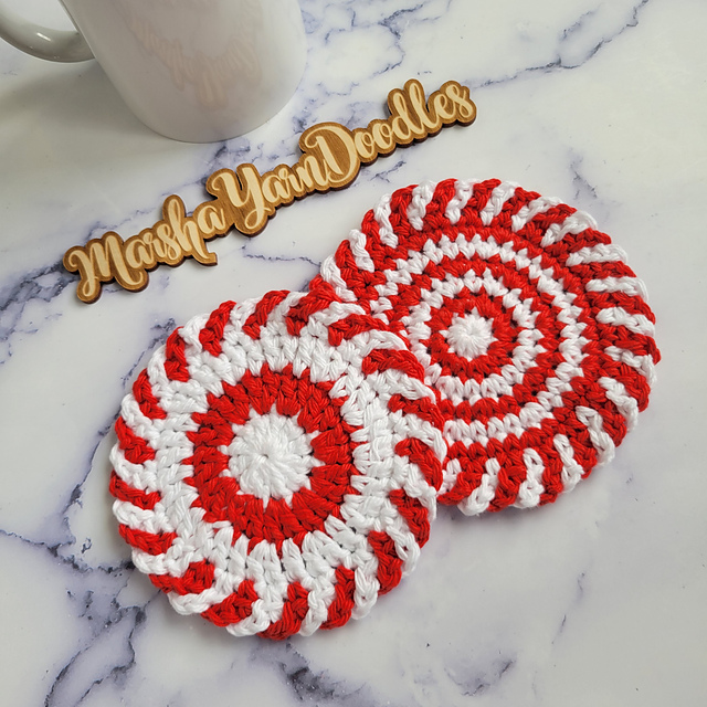 Minty Candy Coaster