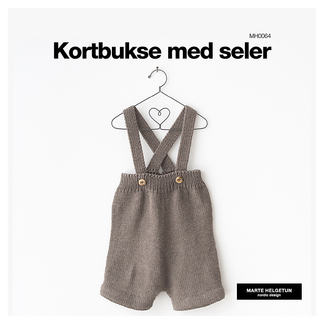 Kortbukse med seler