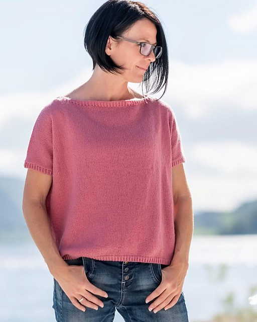 T-skjorte i cashmere