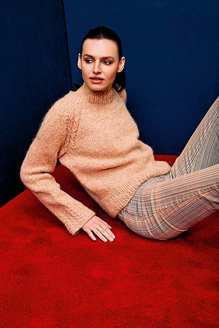 Debbie Top Down Sweater