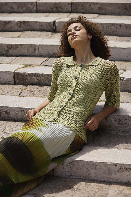 TIME TO INDULGE Short-sleeved cardigan