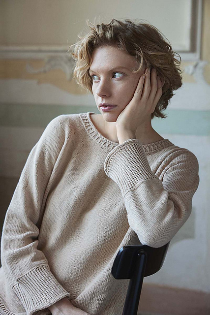 Birgitta Top Down Sweater