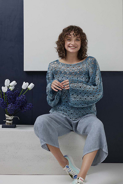 Yumi Crocheted pullover