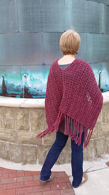 Red Poppy Poncho