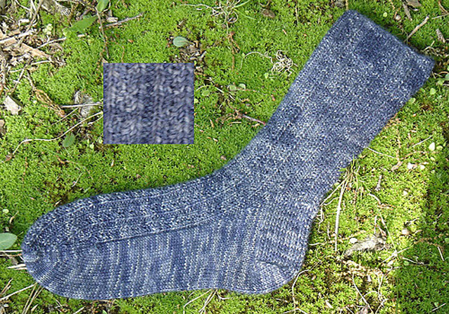 Moss Rib Sock