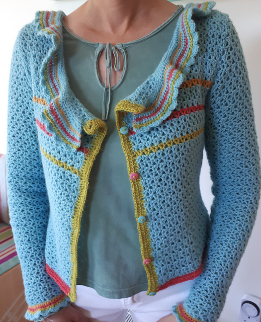 Frilled Edge Cardigan