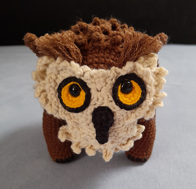 Ravelry: Baldur's Gate 3 Owlbear Cub pattern by Martina Sůkalová