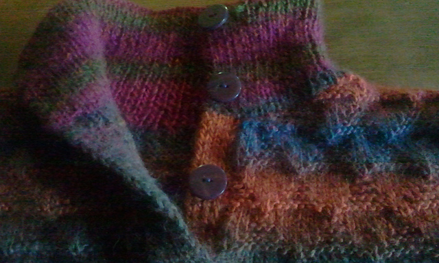 Man's Textured Sweater with Collar