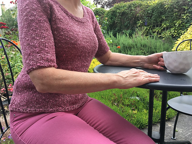 Linen and cotton vegan top