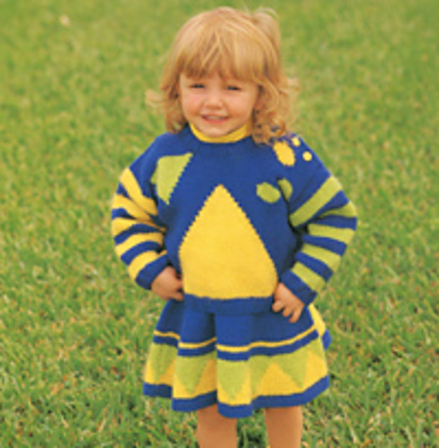 Triangle Treat Jumper Dress & Pullover
