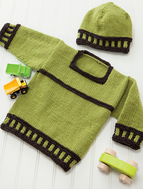 Tracks Ahead Pullover and Cap