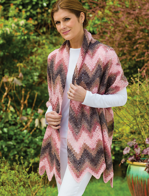 Ripples and Lace Stole