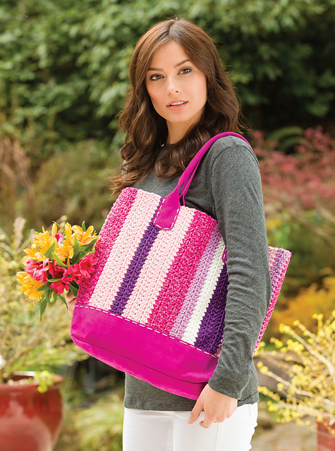 Striped Tote