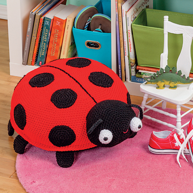 Ladybug Floor Cushion