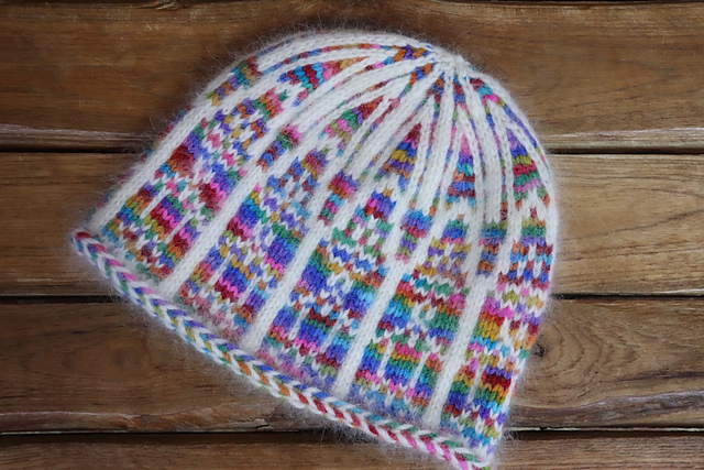 Ravelry: Stained Glass Hat pattern by Troy Martin display picture 1