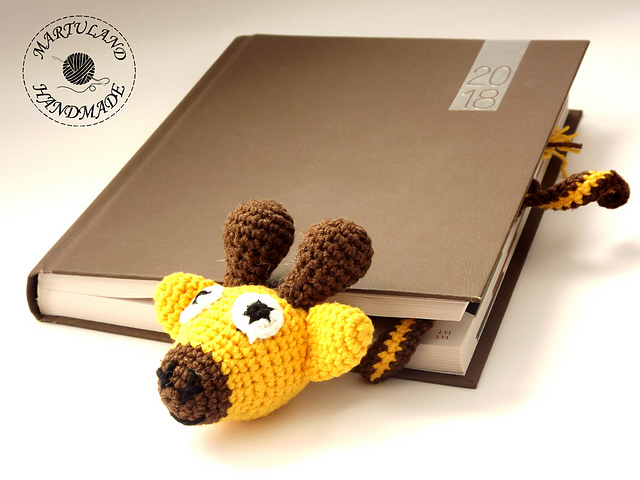 Bookmark Crazy Giraffe / Zakładka Żyrafa