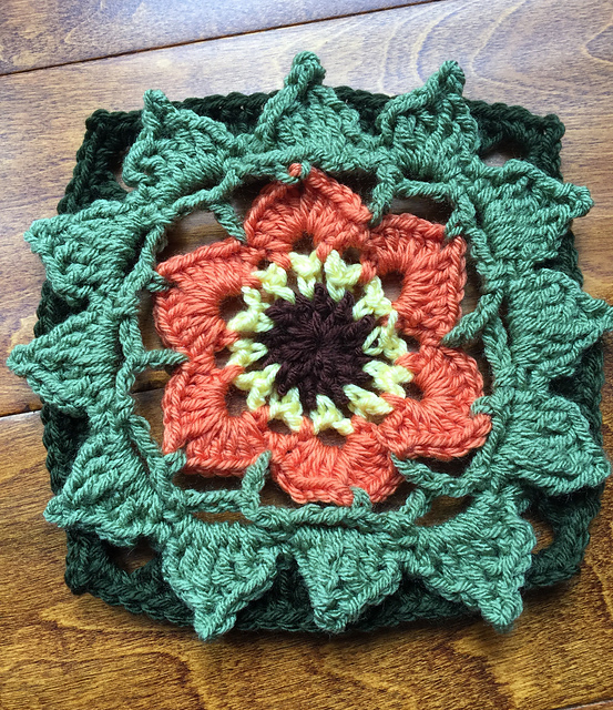Orange Sun Star Flower