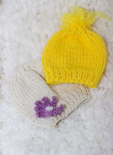Knit baby hat