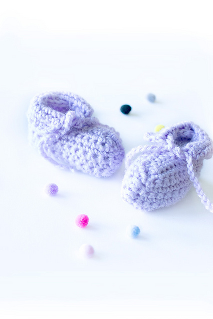Easy Peasy Baby Booties