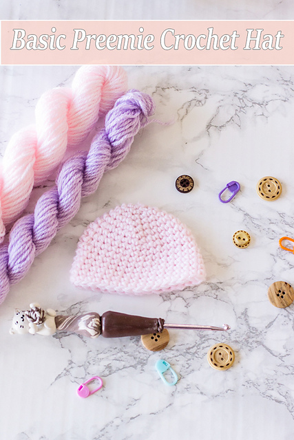 Basic Preemie Baby Hat