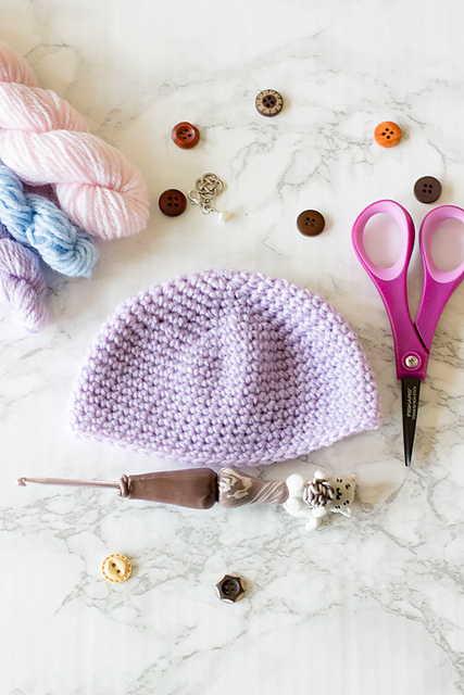 Basic Newborn Baby Hat