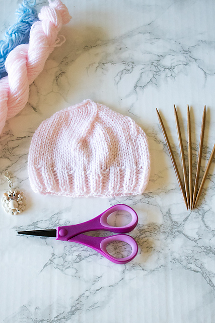 Basic Newborn Knitted Hat