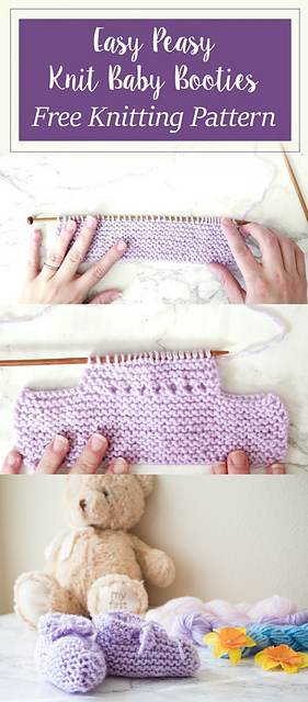 Easy Peasy Baby Booties