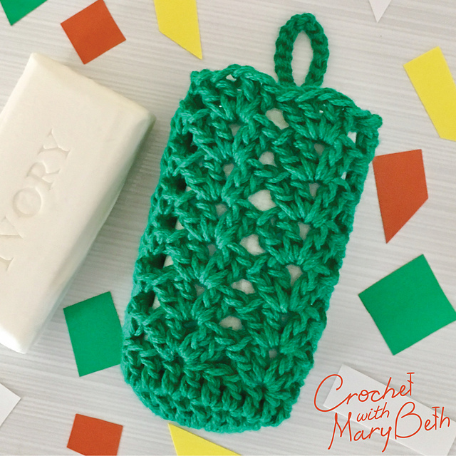 Iris Stitch Soap Cozy
