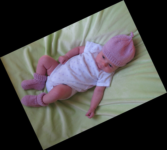 Baby Ella's Hat and Botties