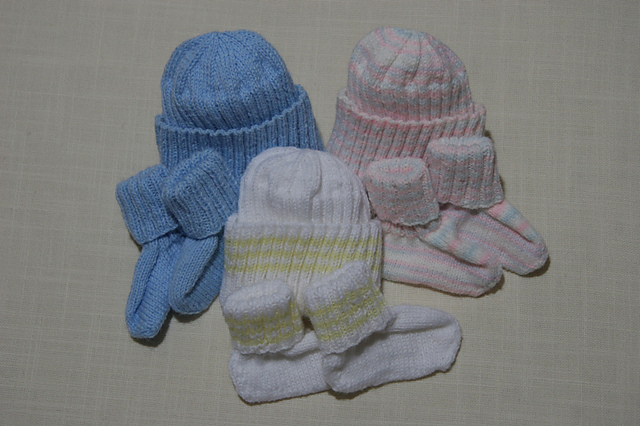 Babies First Hat and Booties
