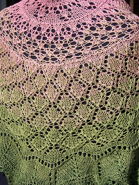 A Slice of Summer shawl