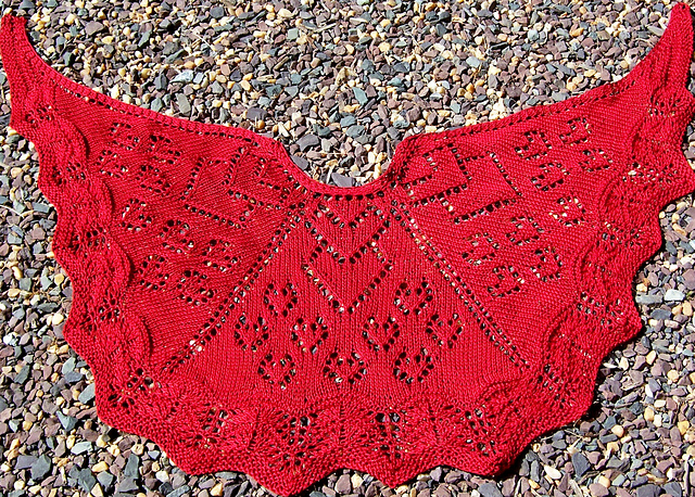 Knittin' Love shawl