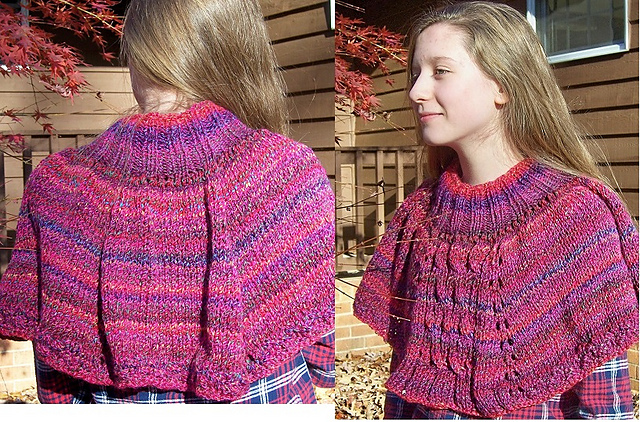 Wild Berry Zinger capelet