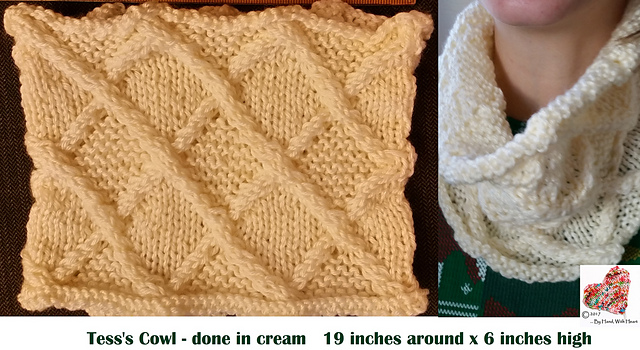 Cabled Christmas Cowls