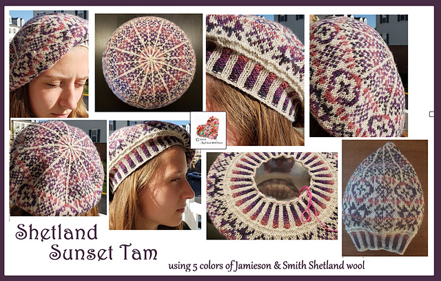 Shetland Sunset Tam