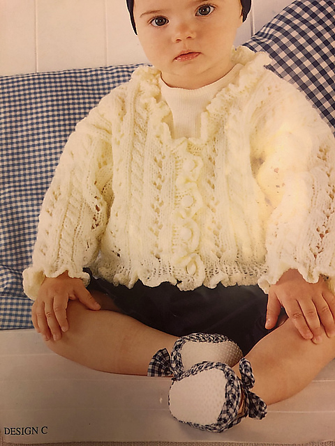 Cardigan with Fril Design C