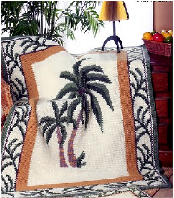 Palm Tree Afghan