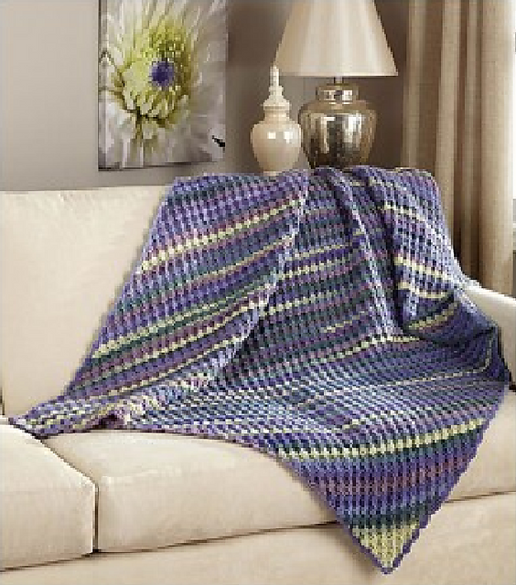 Cascading Colors Throw