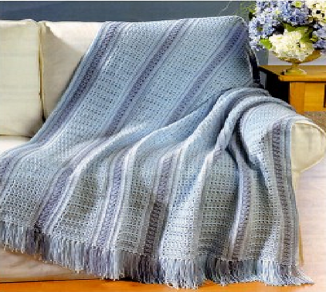 Ribbons and Lace Throw