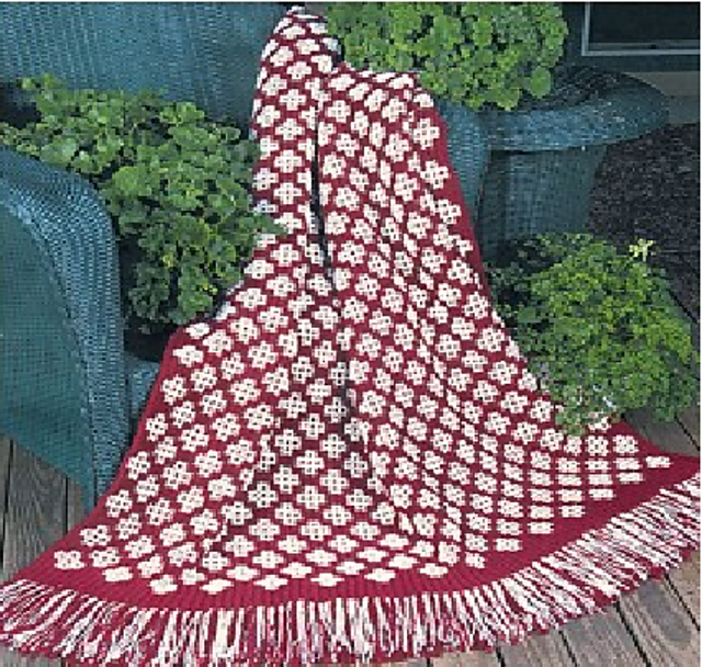 Queen of Diamonds Afghan