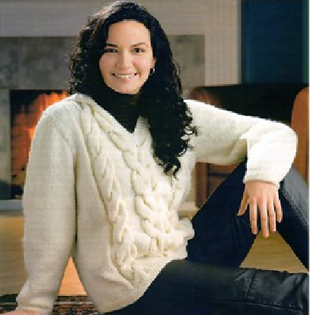 Giant Cabled Hoodie