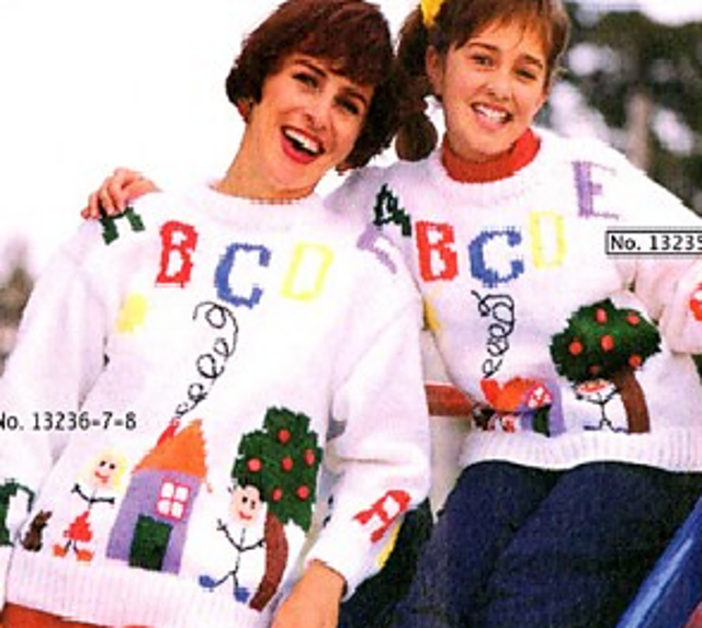 Crayon Drawing Pullover