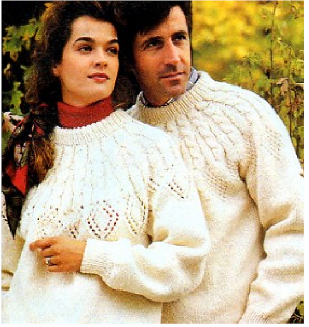 Aran Yoke Pullover