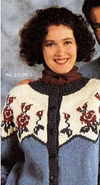 Roses Yoke Cardigan