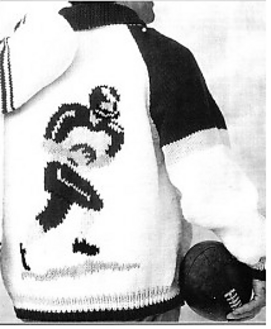 Football Player Cardigan (Adult/Teen)