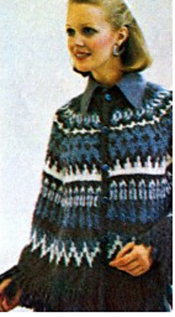 Ladies' Poncho #6023